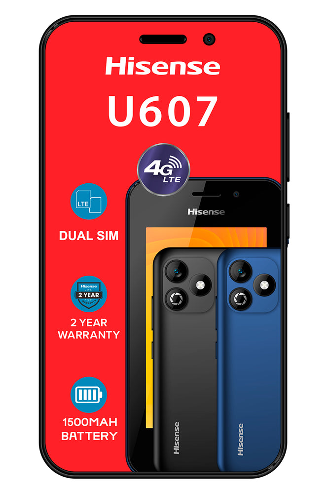 Hisense U607 4G Dual Sim Black