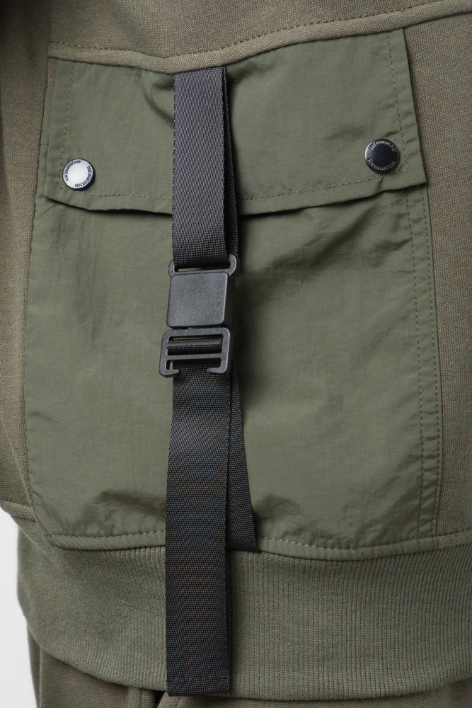 Utility Hoodie Green (3)