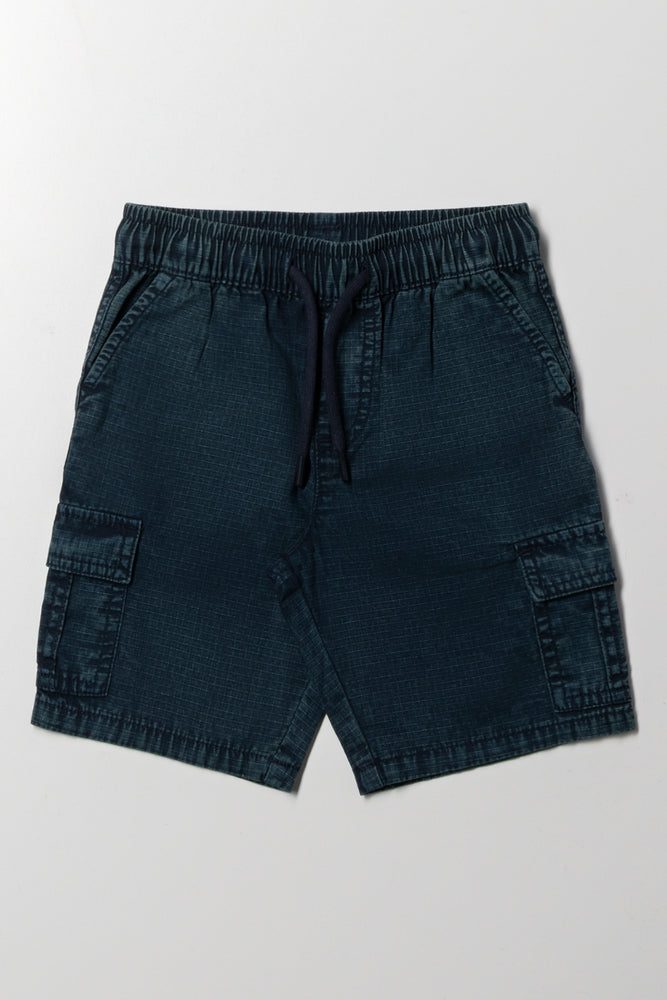 Cargo Pull On Shorts Navy
