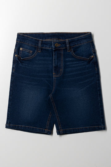 Denim Shorts Dark Blue