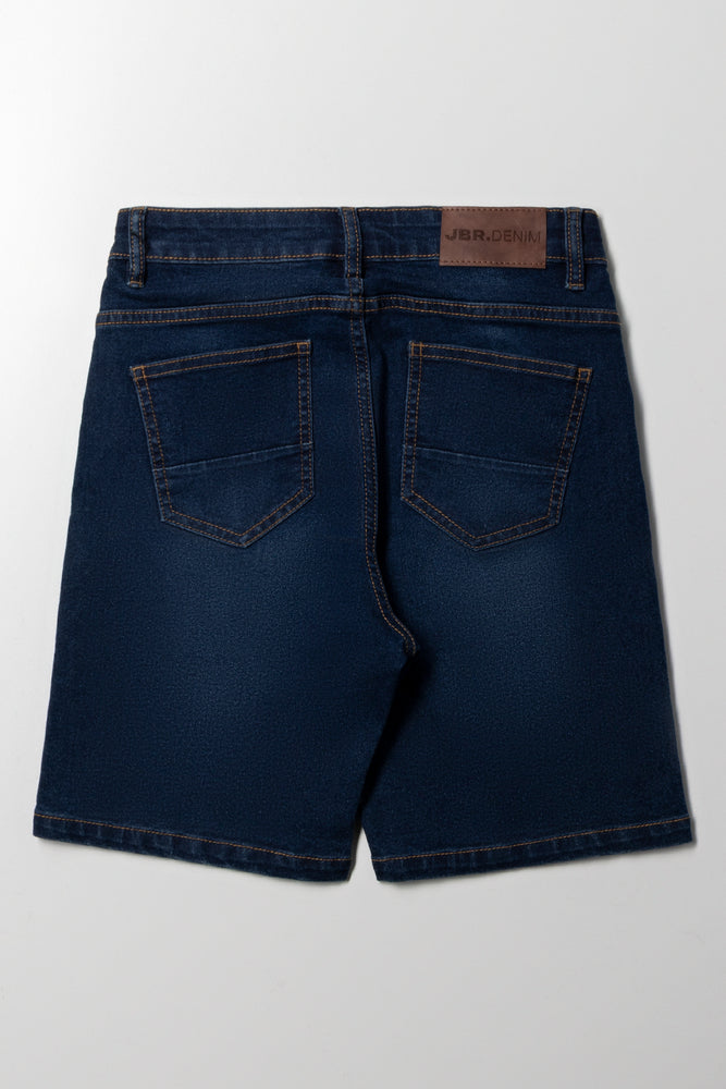 Denim Shorts Dark Blue (2)