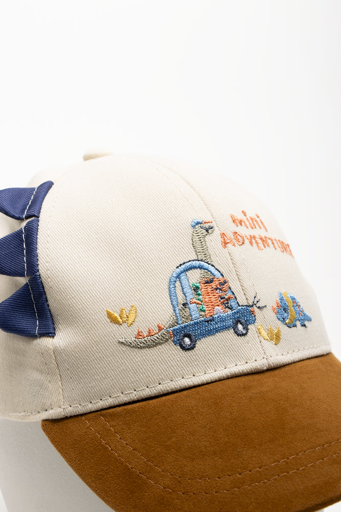 Dinosaur Peak Cap Natural (2)