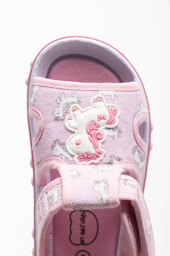 Unicorn Foxing Sandals Pink (4)