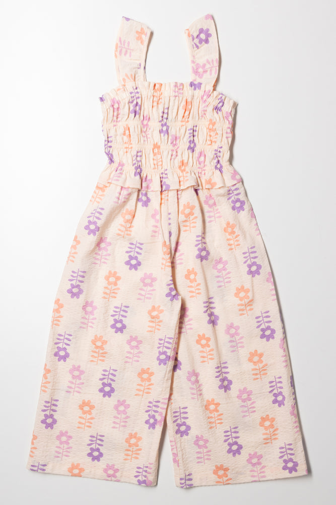 Floral Jumpsuit Light Pink
