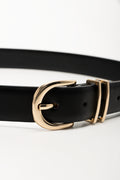 Triple Buckle Belt Black (1)