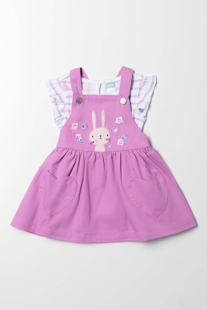 Twill Pinni Set Lilac