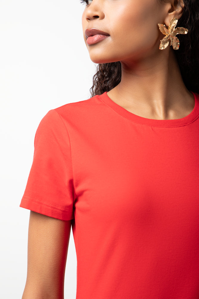 Bodycon Dress Red (3)