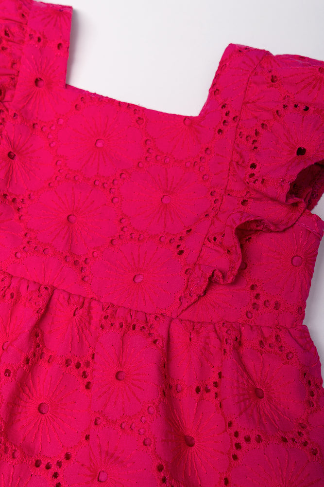 Anglaise Dress Pink