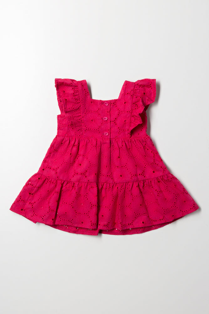 Anglaise Dress Pink (3)