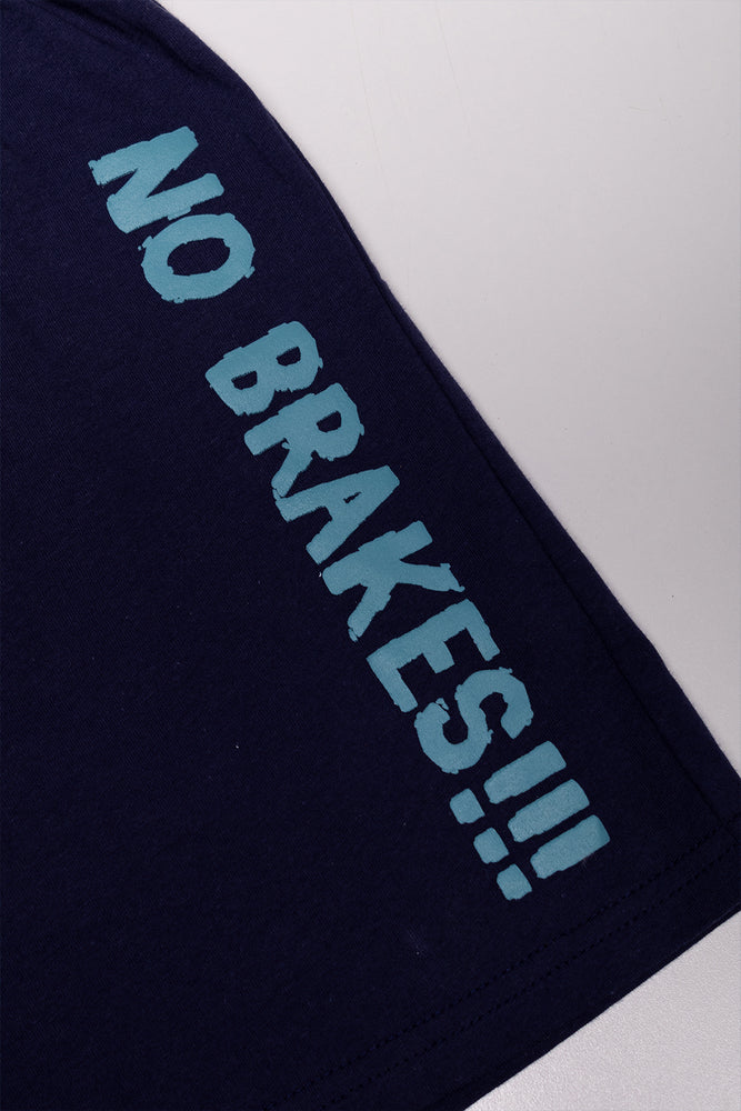 Skater Short Sleeve Pyjama Set Blue (2)