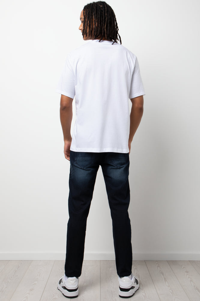 Ripped Skinny Denim Jeans Blue (3)