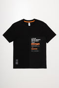 Pocket Zip T-Shirt Black