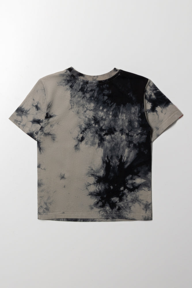 Spider-Man Tie Dye T-Shirt Grey (2)