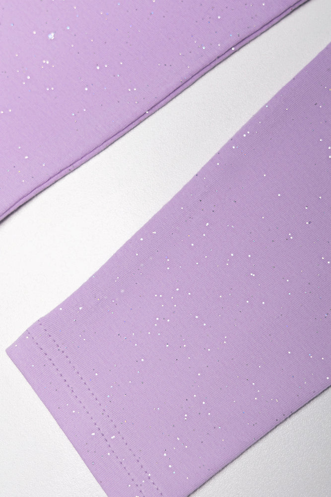 Glitter Leggings Purple (1)