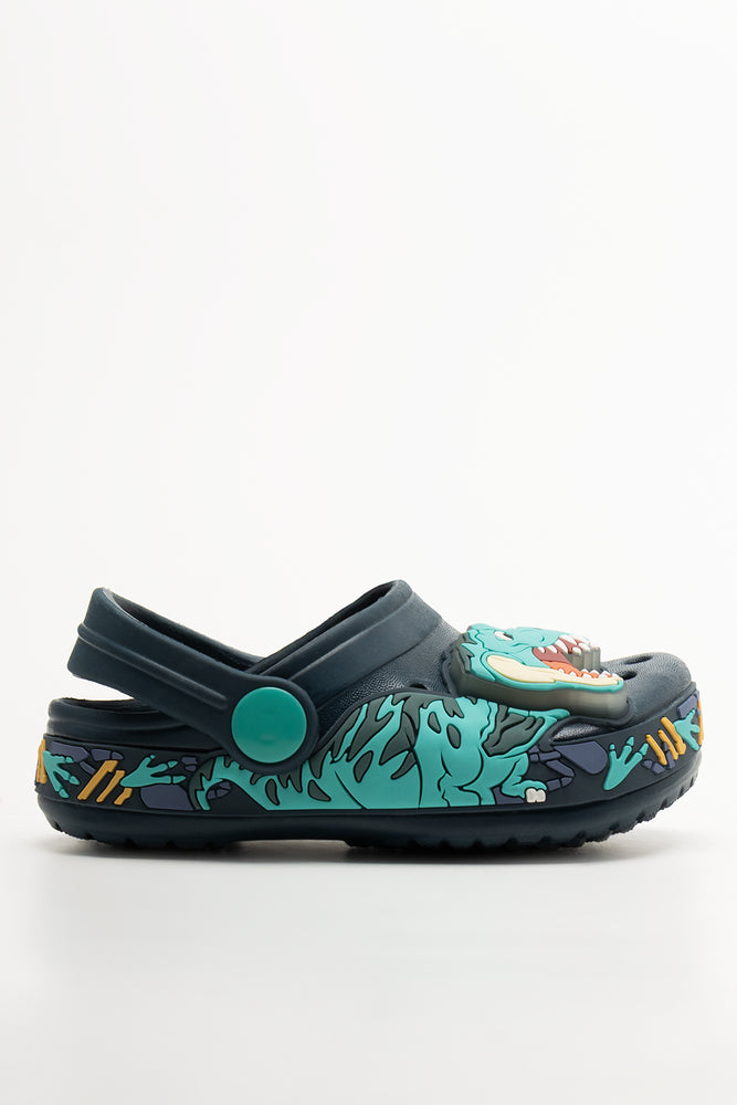 Dinosaur Clogs Navy