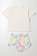 Hello Kitty Shorts Set Cream (3)