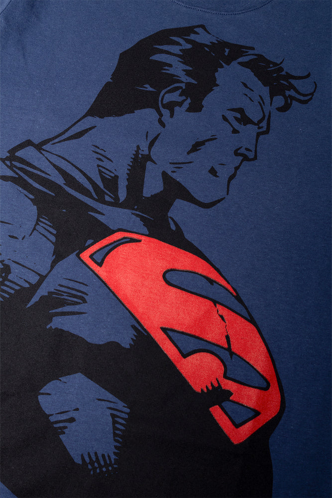 Superman Short Sleeve Pyjamas Blue
