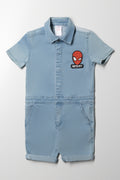 Spider-Man Denim Boilersuit Blue