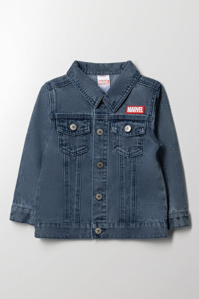 Marvel Denim Jacket Blue