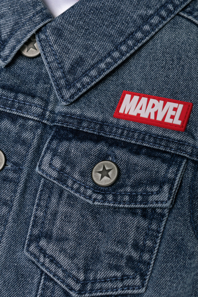 Marvel Denim Jacket Blue