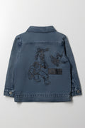 Marvel Denim Jacket Blue (2)