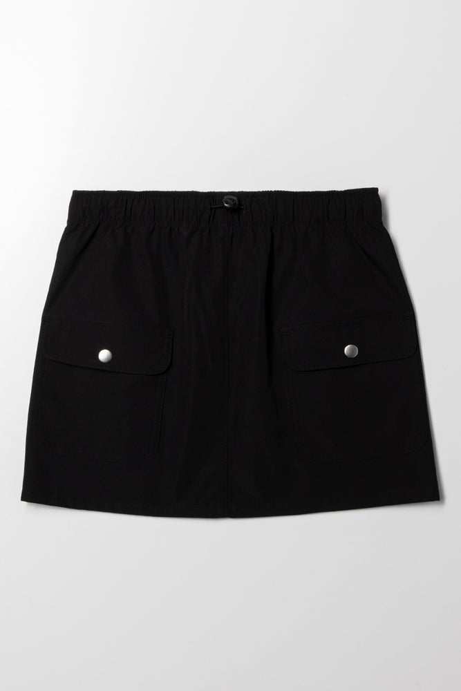 Cargo Skirt Black