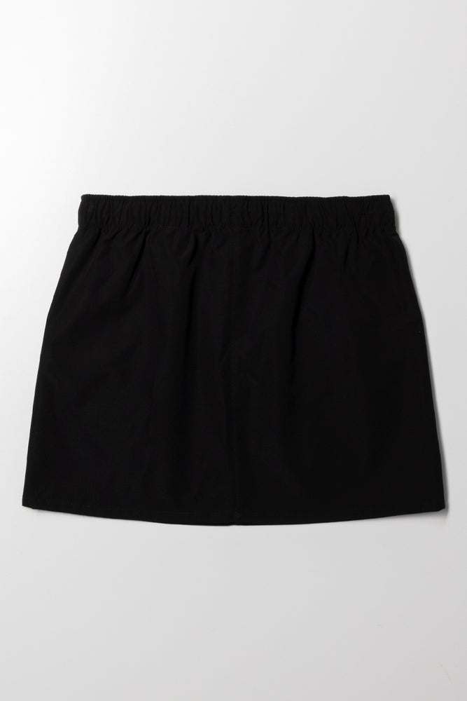 Cargo Skirt Black (2)