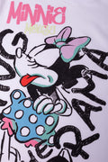 Minnie Mouse Oversized Short Sleeve T-Shirt White (1)