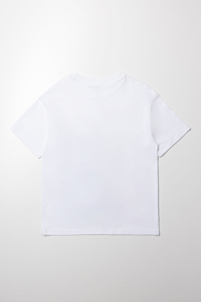 Minnie Mouse Oversized Short Sleeve T-Shirt White (2)