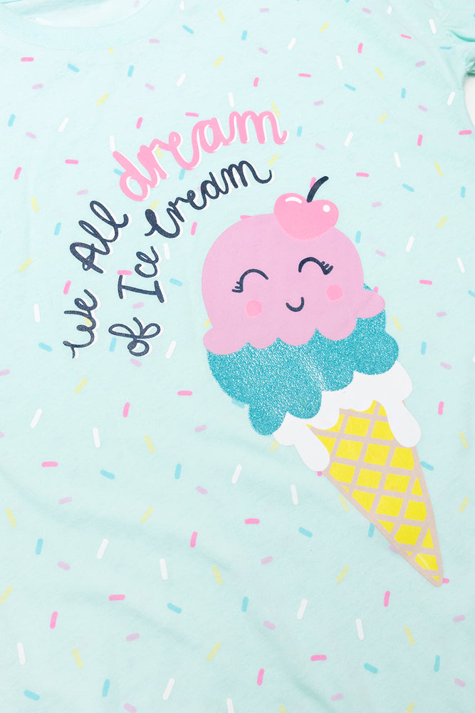 Ice Cream Sleepshirt Blue