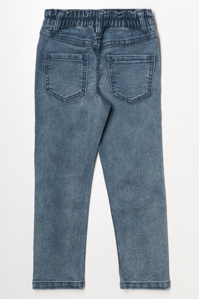 Marble Wash Skinny Denim Avengers Dark Blue (2)