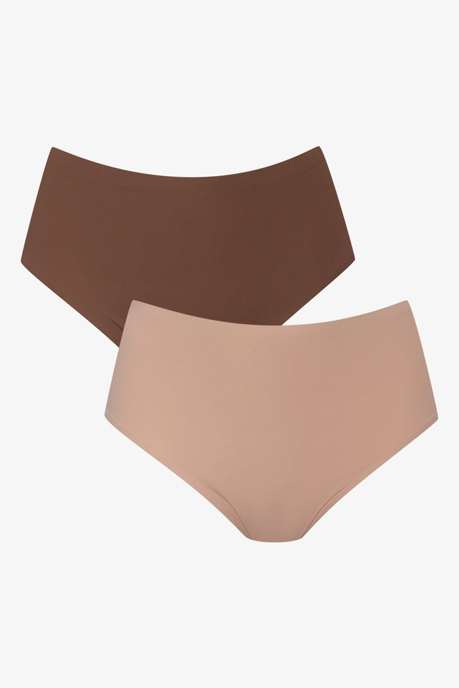 2 Pack Bonded Briefs Natural