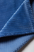 Rib Waffle Blanket Blue (1)