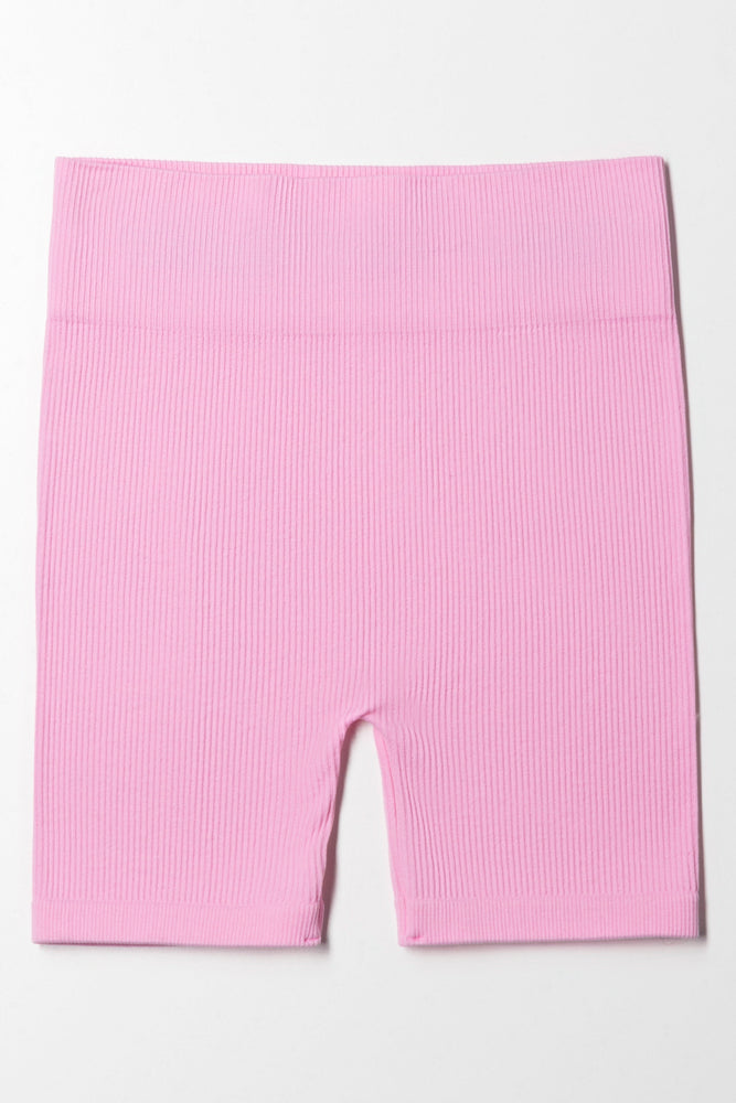 Seamless Cycle Shorts Pink (2)