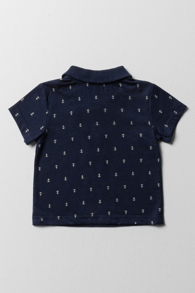 Short Sleeve Golfer Navy (2)
