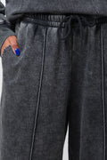 Wide Leg Trackpants Dark Grey (4)