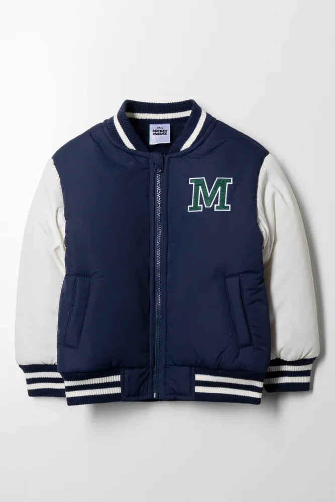 Mickey Mouse Bomber Jacket Navy