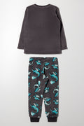 Dragon Long Sleeve Pyjamas Dark Grey (3)