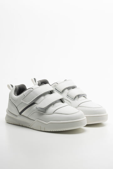 Leather Trainers White