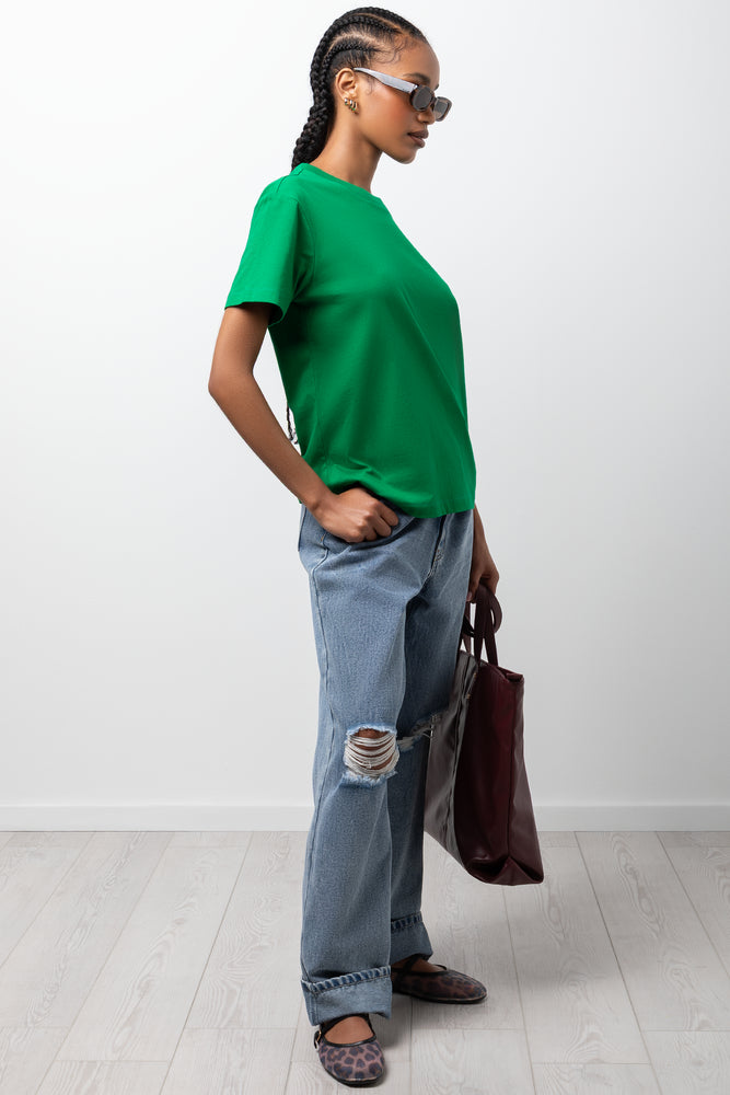 Crewneck T-Shirt Green (1)