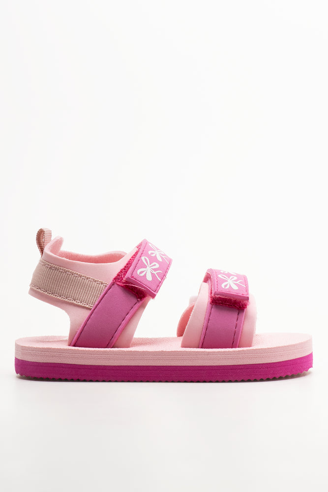 Double Strap Sandal Cerise