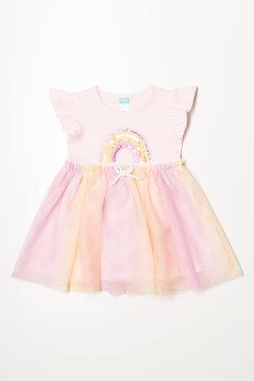 Tulle Party Dress Light Pink
