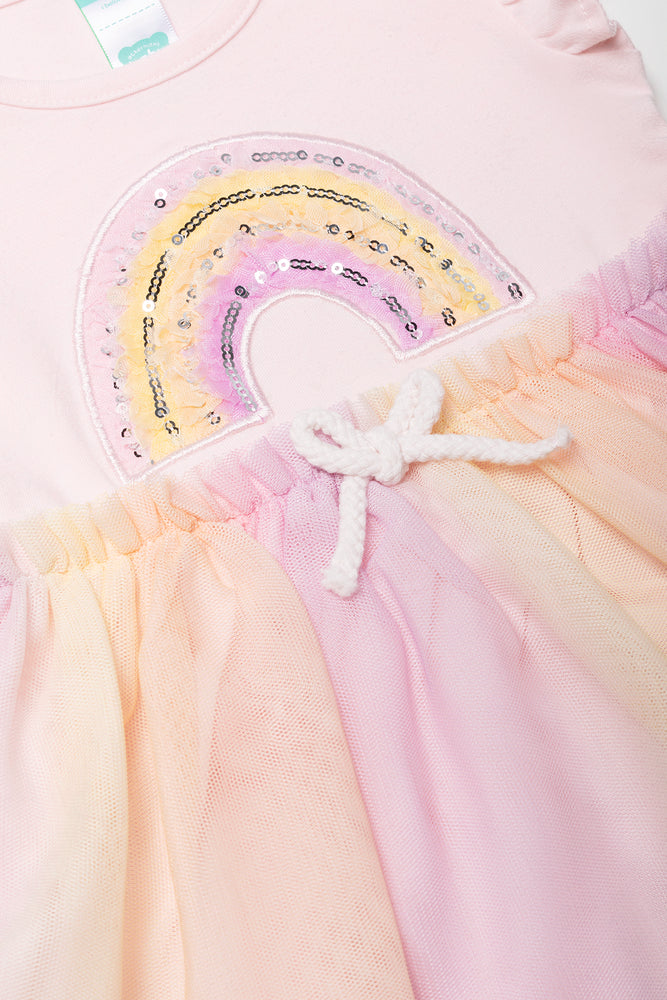Tulle Party Dress Light Pink