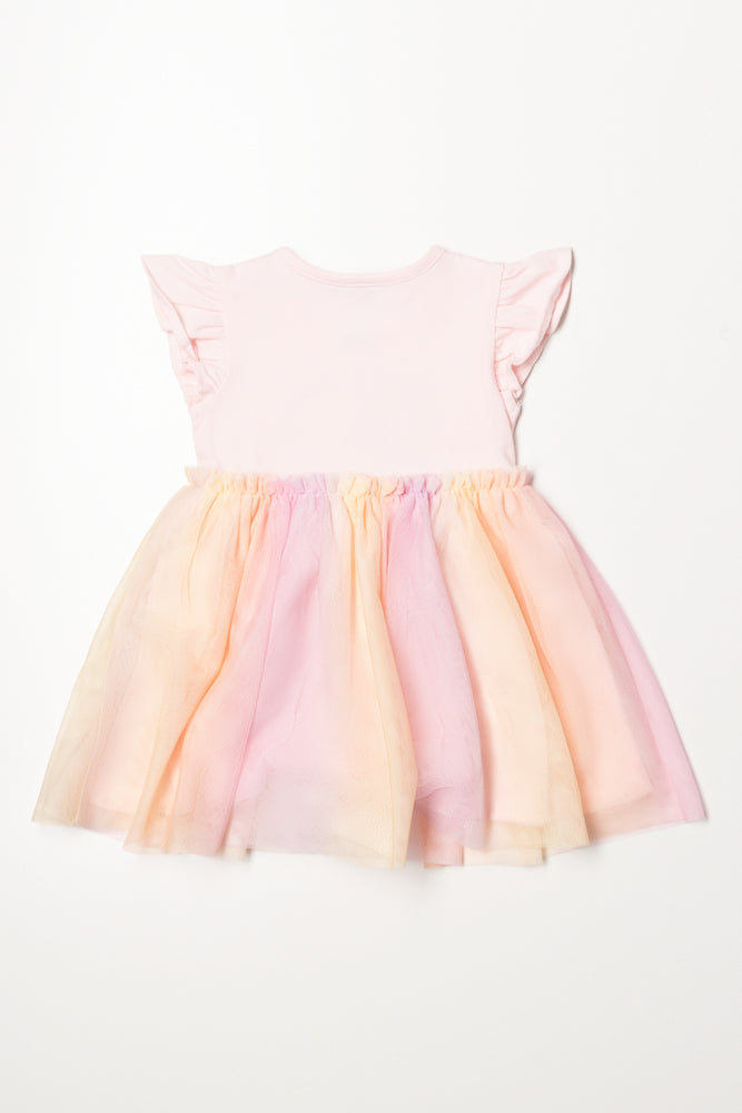 Tulle Party Dress Light Pink (2)