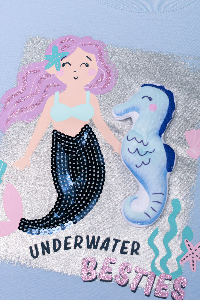 Mermaid Besties Tutu Set Blue (1)