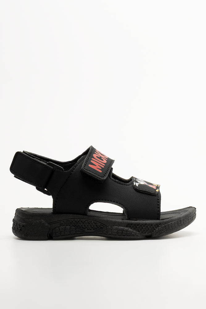 Mickey Mouse Adventure Sandals Black