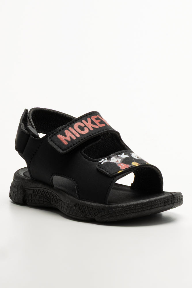 Mickey Mouse Adventure Sandals Black