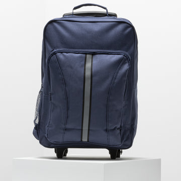 School Trolley Bag Navy