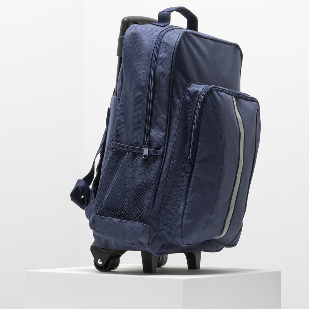 School Trolley Bag Navy (1)