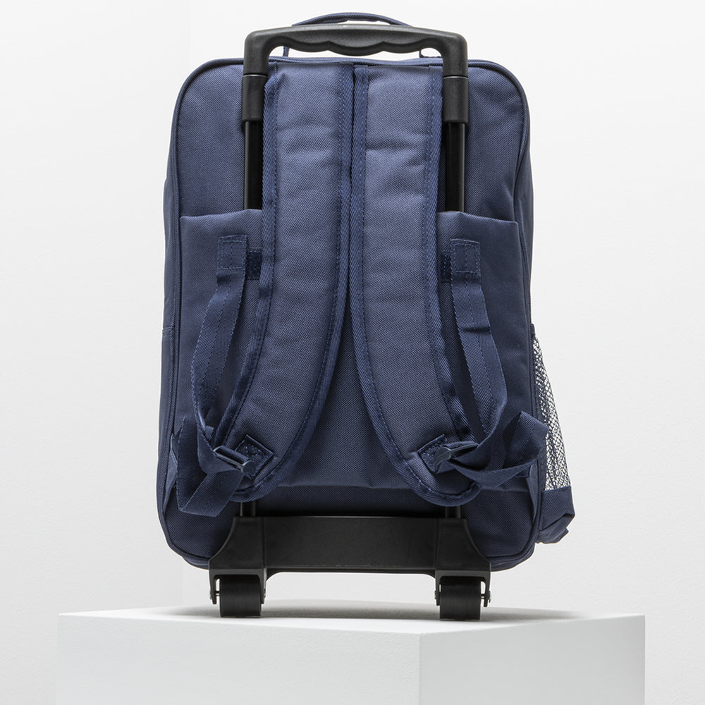 School Trolley Bag Navy (3)